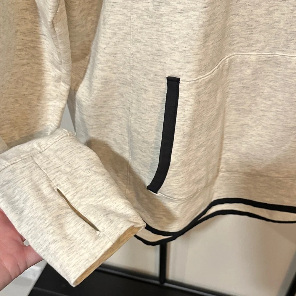 Athleta Women's Cream Hoodie - Picture 4 of 4